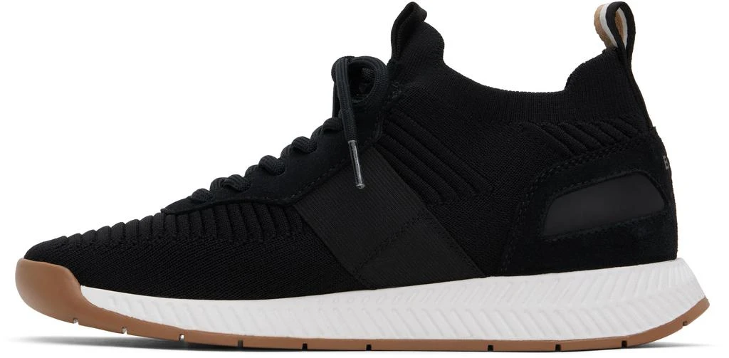 Hugo Boss Black Knitted Sneakers 3