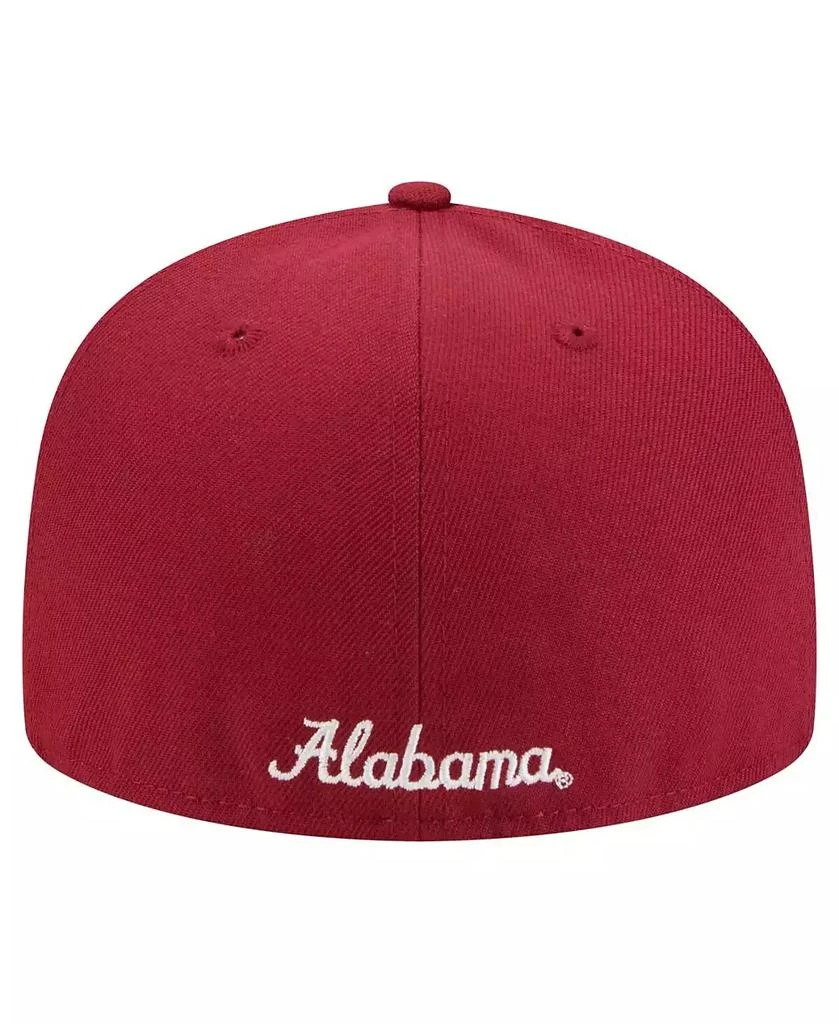New Era Men's Crimson Alabama Crimson Tide Vault 59FIFTY Fitted Hat 4