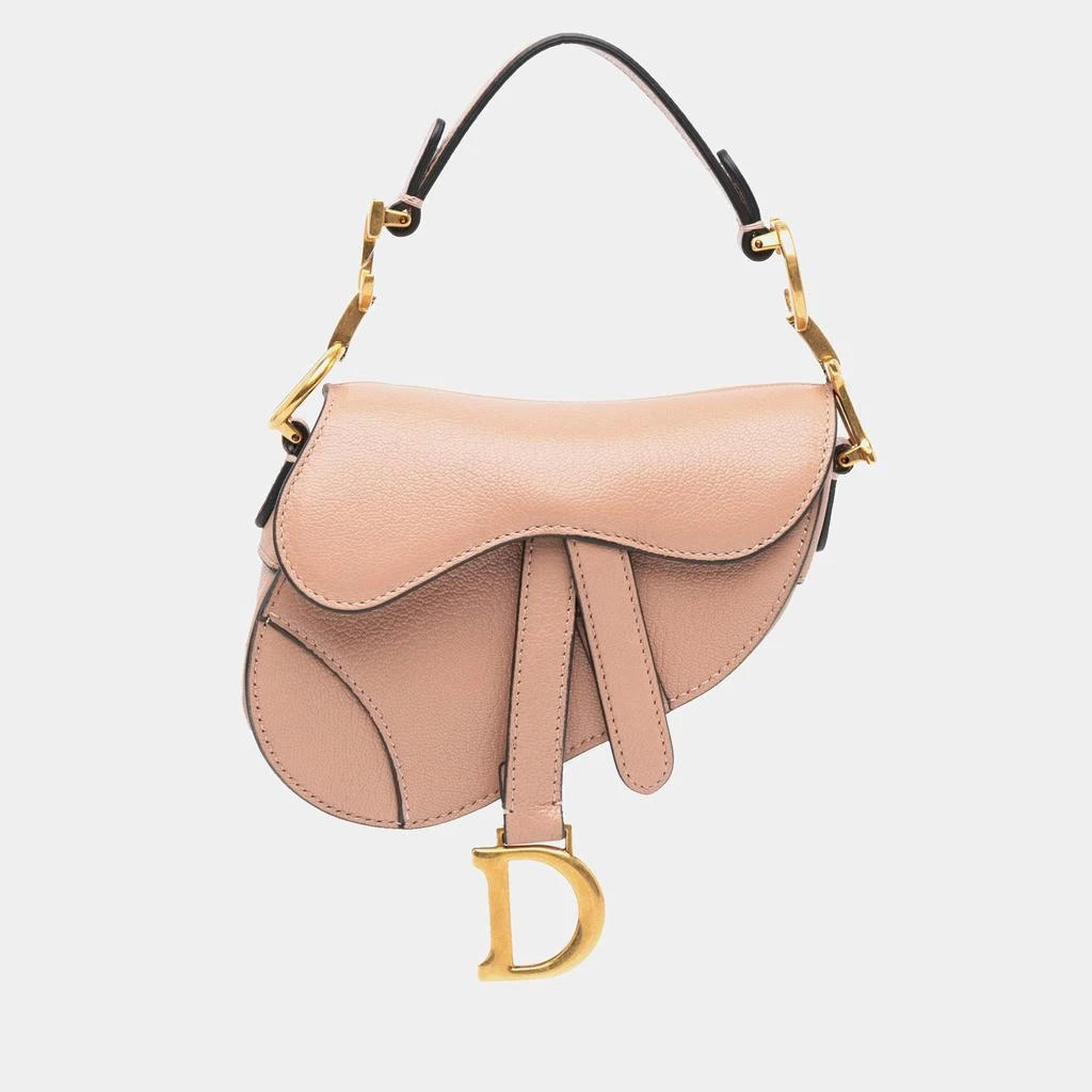 Dior Dior Nude Goatskin Micro Saddle Crossbody Bag 1