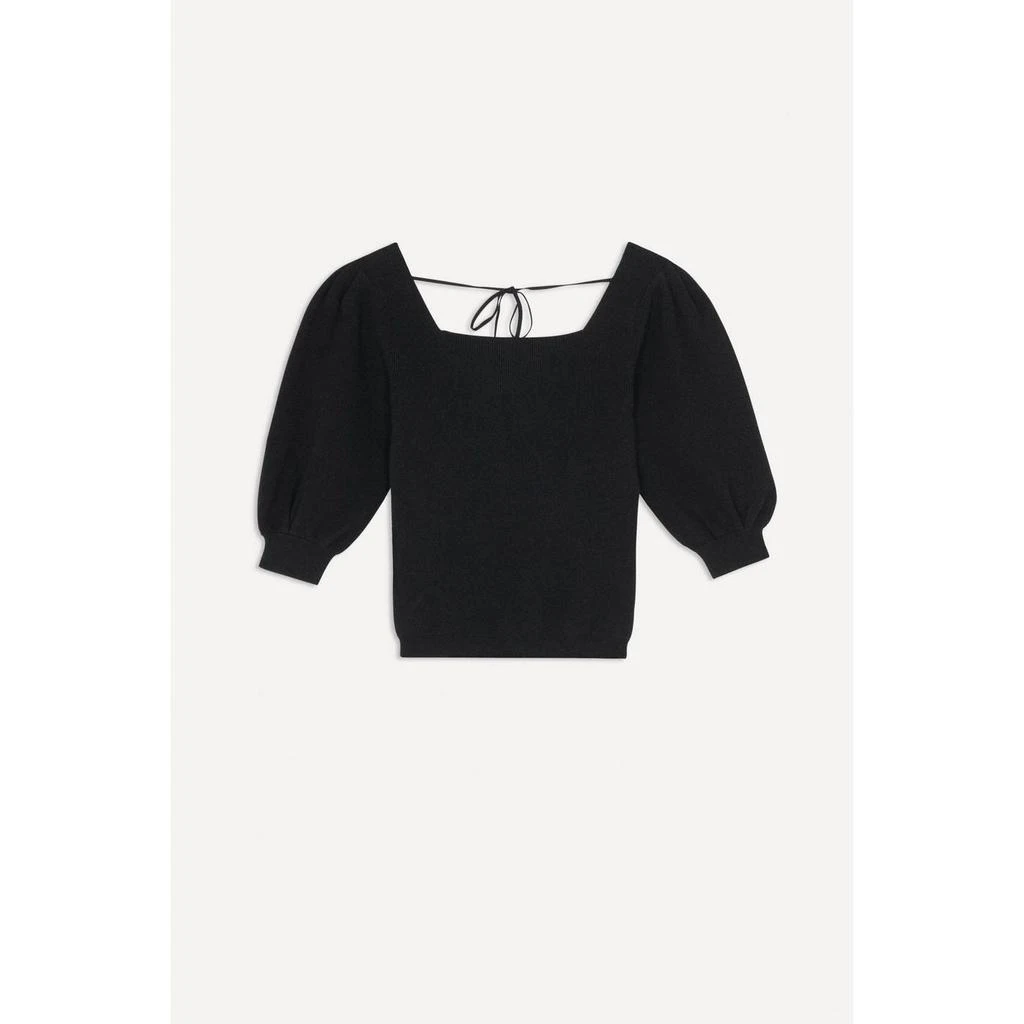 预计3周后发货 ba&sh Pull Savannah - Noir - Femme 1