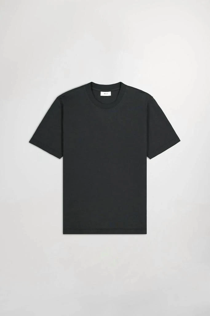 NN07 Adam Casual Pima Tee In Black 2