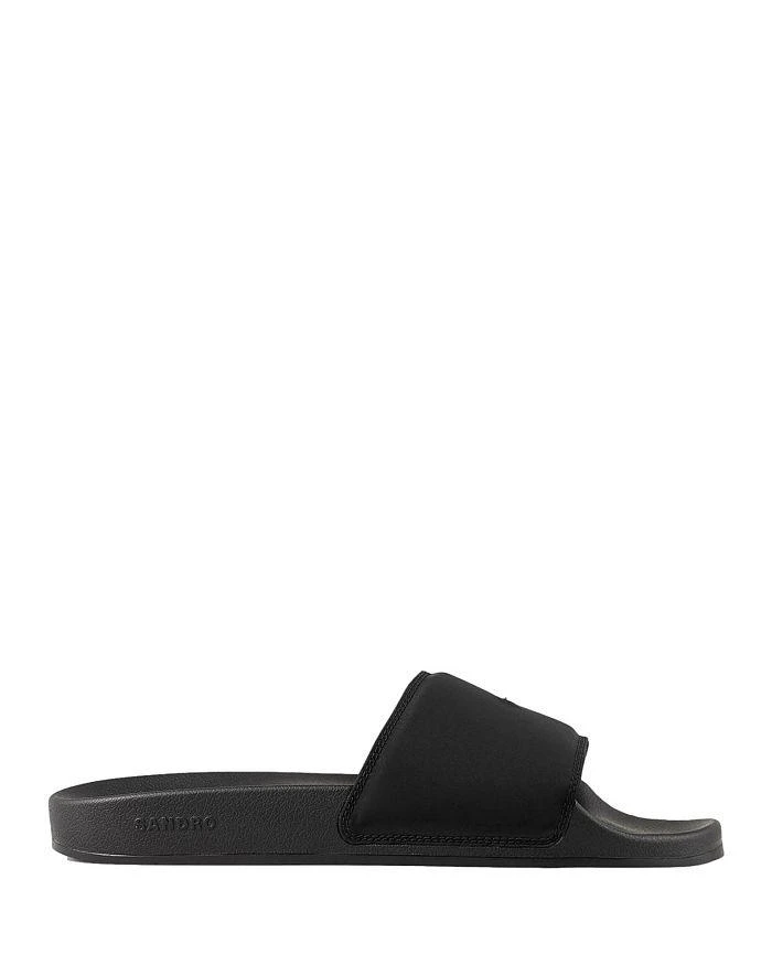 Sandro Men's Logo Rubber Pool Slides 3