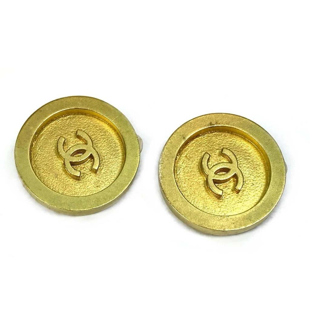 Chanel Plated Clip Earrings (Pre-Owned)