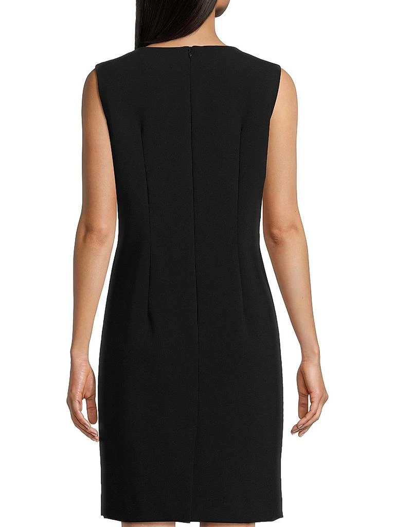 Caroline Rose Double Crepe Sheath Dress 5