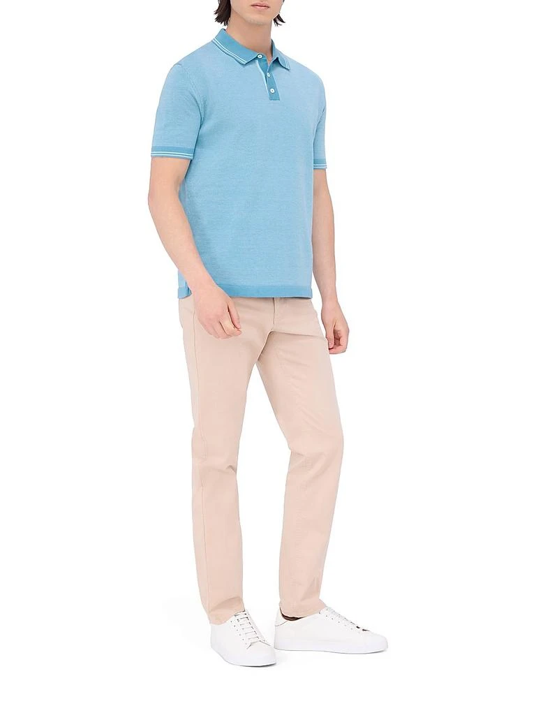 BUGATCHI Cotton-Silk Polo Sweater 2