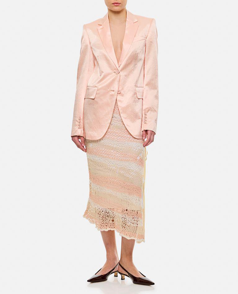 Max Mara Ecuador Crochet Cotton Midi Skirt