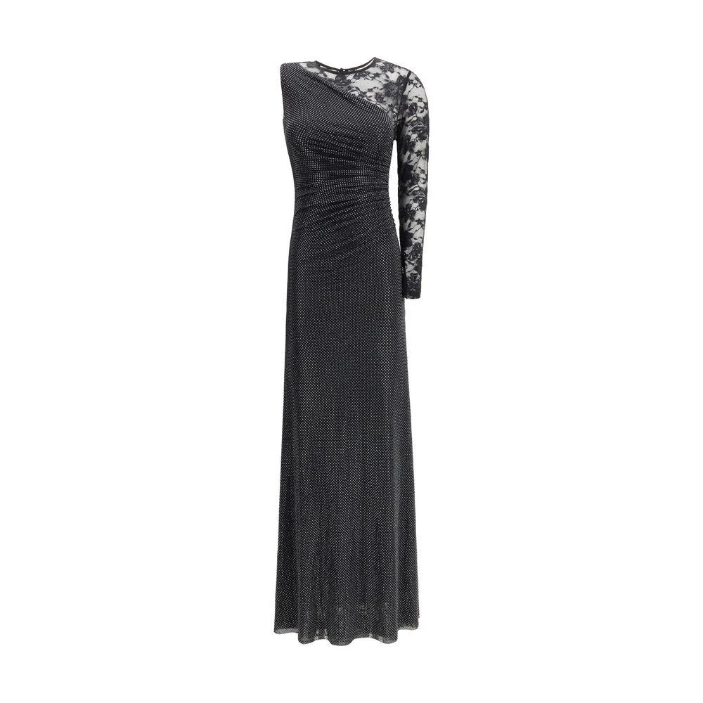 Self Portrait Self-Portrait Lace and rhinestone long Dress 1