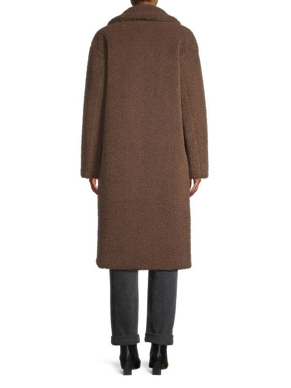 Apparis Anoushka Faux Fur Double-Breasted Coat 2