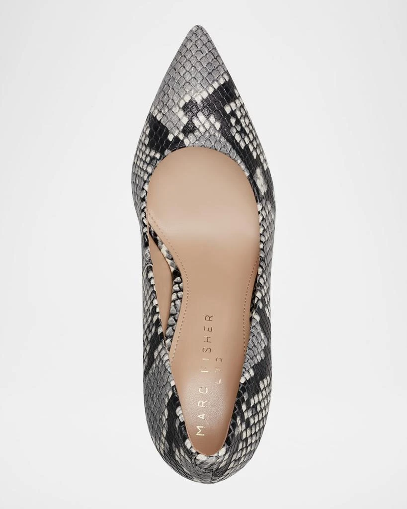 Marc Fisher Velvet Mid-Heel Stiletto Pumps 4