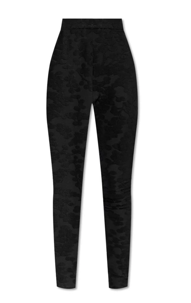 Balmain Balmain Flower Patterned High Waist Leggings 1