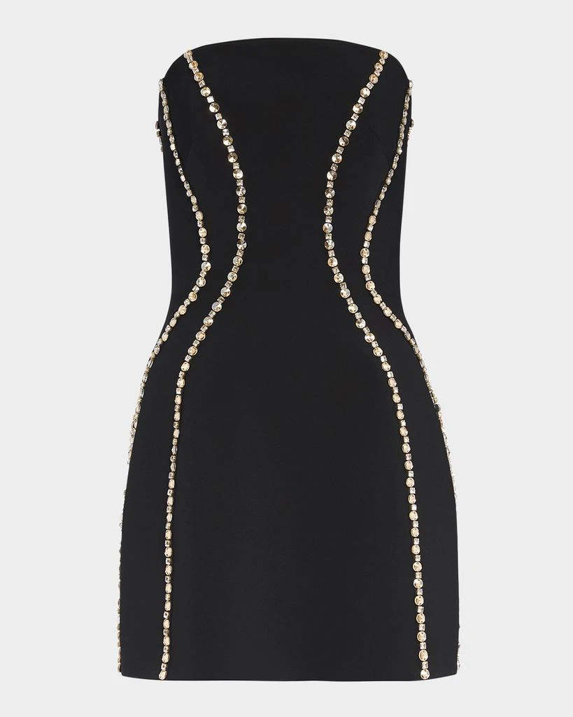 Jenny Packham Love Bug Strapless Crystal Mini Dress 1