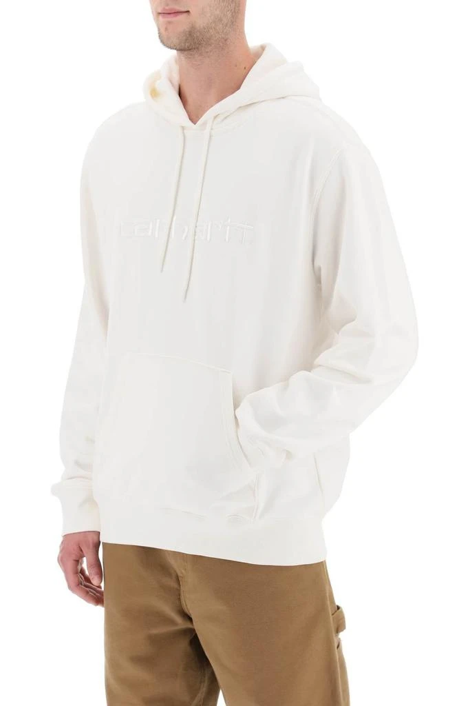 Carhartt WIP Carhartt WIP Logo Embroidered Drawstring Hoodie 4