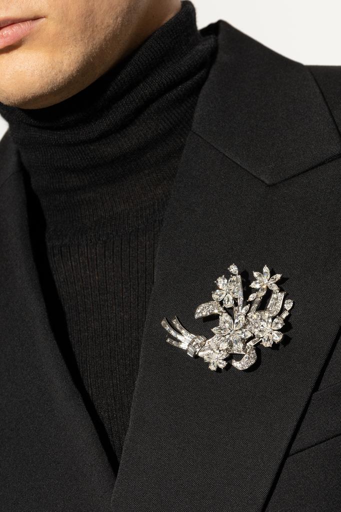 Dolce 
Gabbana Brooch with shimmering crystals