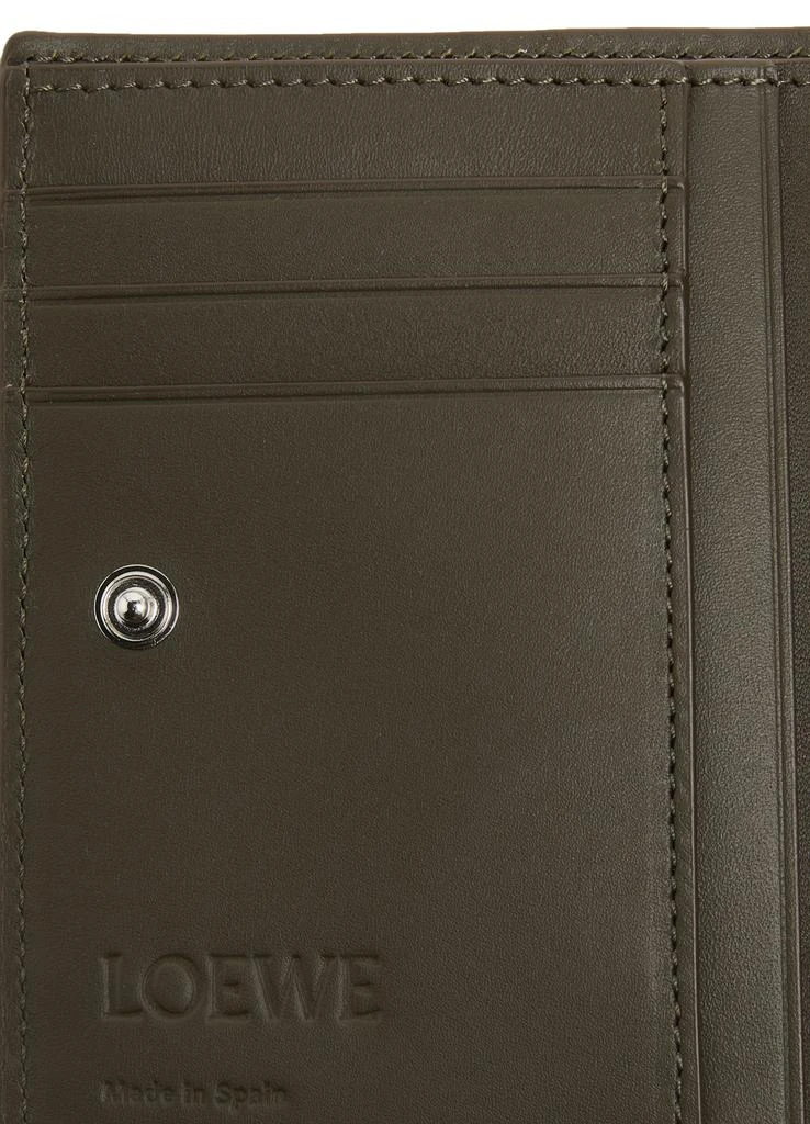 Loewe Slim compact wallet in classic textured calf leather 5