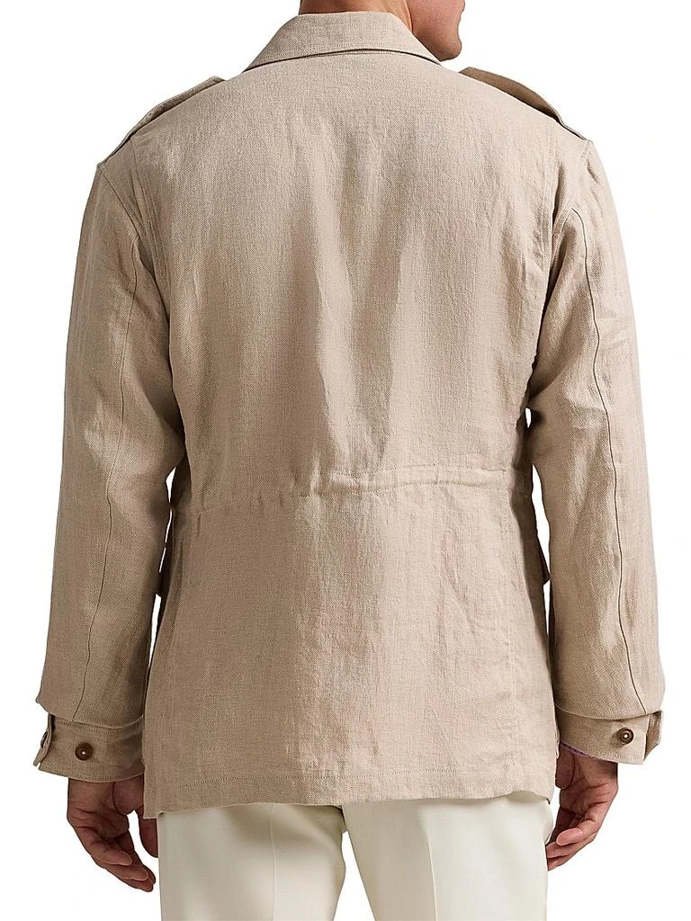 Ralph Lauren Linen Herringbone Field Jacket 4