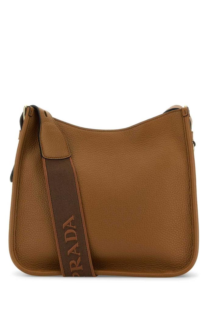 Prada Prada Logo Plaque Zipped Shoulder Bag - Bags - Free