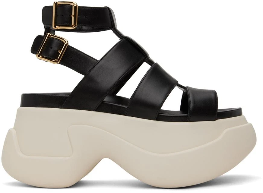 Marni Black Gladiator Platform Sandals 1