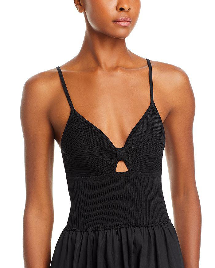 Lucy Paris Barcelona Cutout Midi Dress
