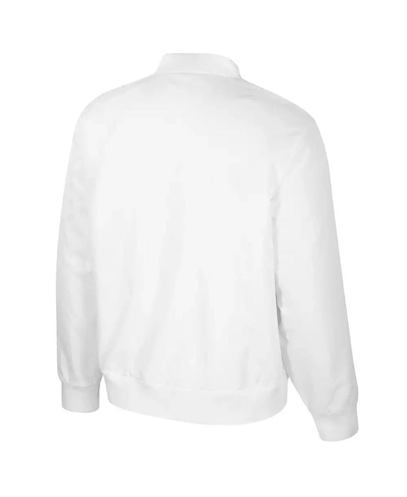 Colosseum Men's Auburn Tigers White Rabbit Full-Zip Bomber Jacket 3