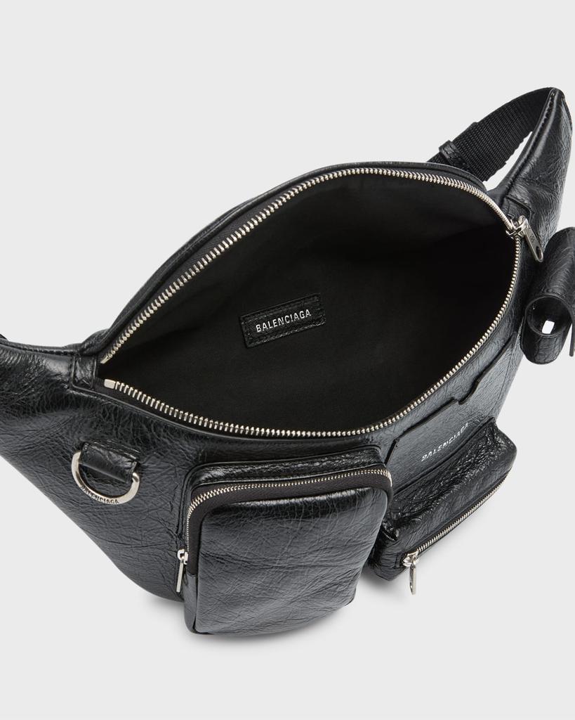 Balenciaga Men's Superbusy Leather Belt Bag - Bum Bags - Free