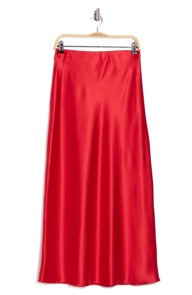 Renee C Satin A-Line Skirt 3