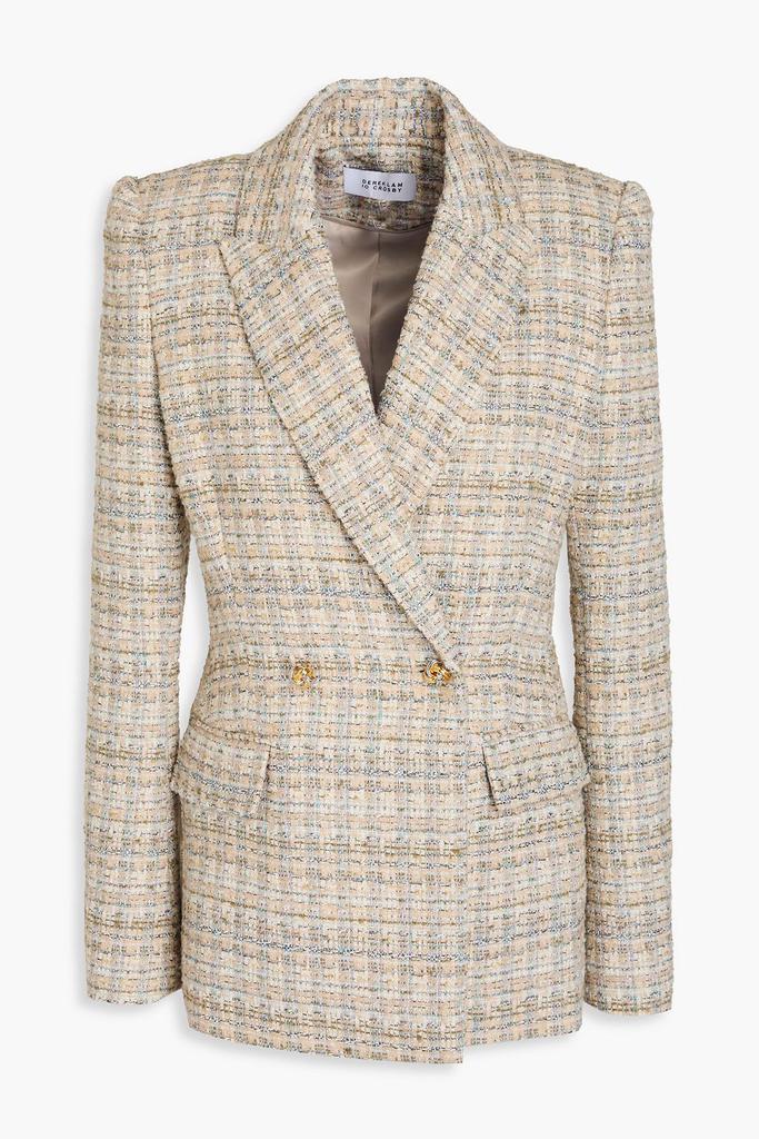 DEREK LAM 10 CROSBY Double-breasted bouclé-tweed blazer