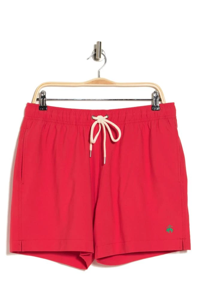 Brooks Brothers Solid Swim Trunks 3