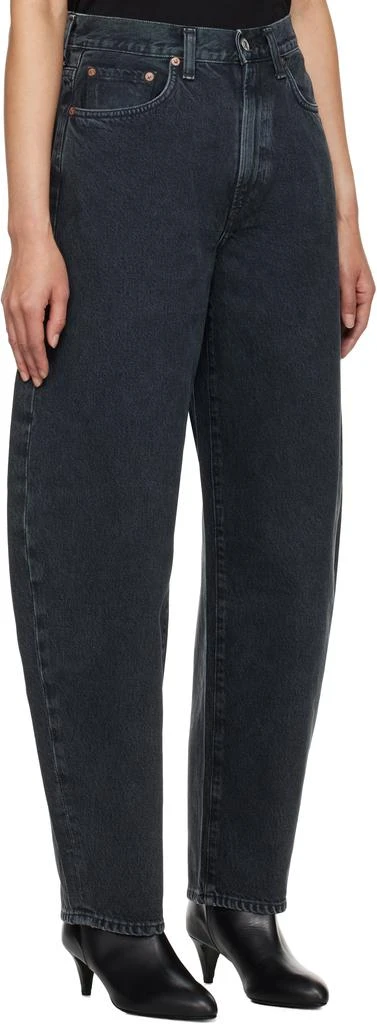 AGOLDE Black Balloon Jeans 2