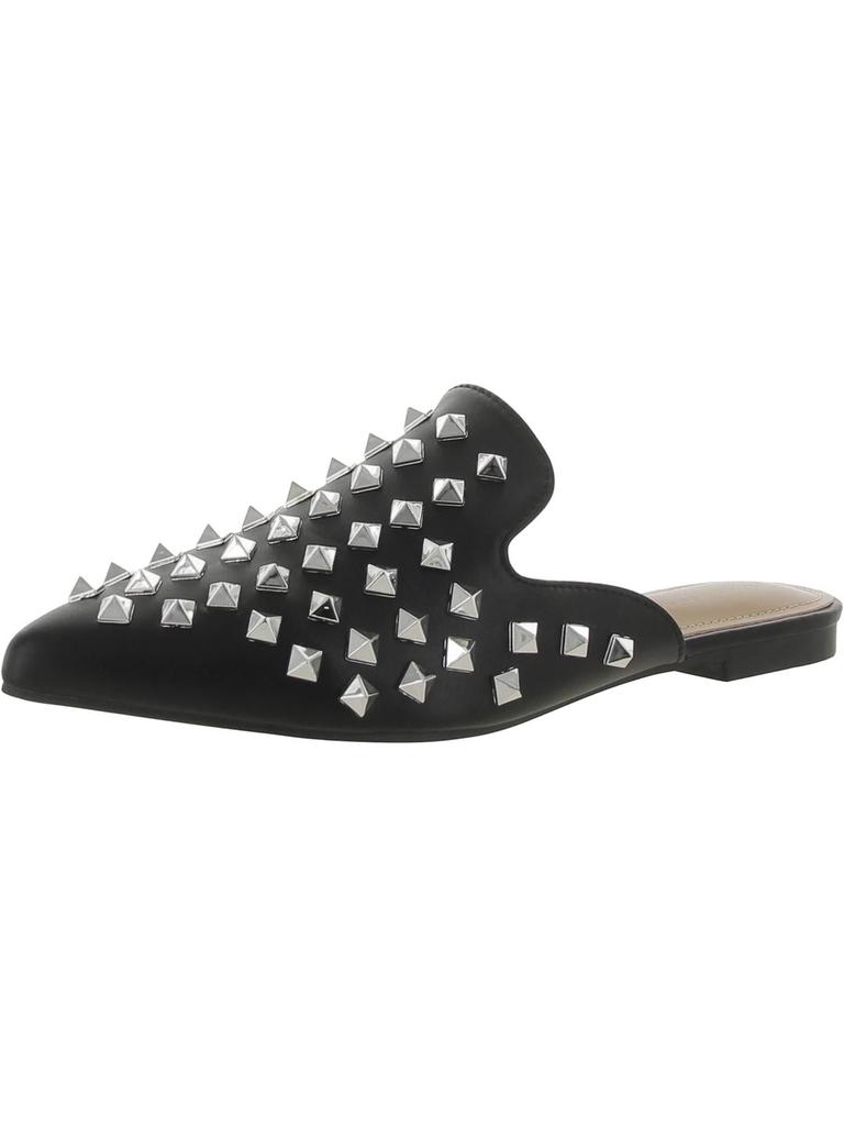 Cape Robbin Enny-SC Womens Faux Leather Slip On Mules