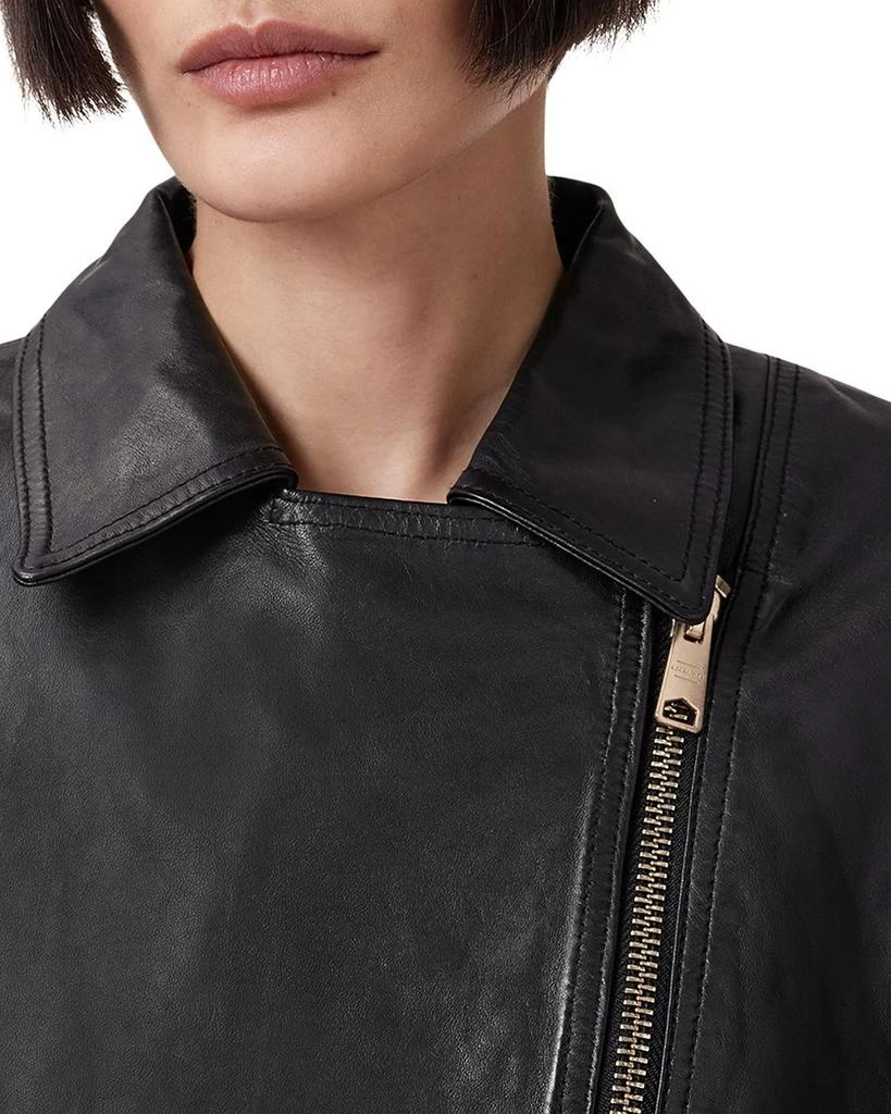 ALL SAINTS Vela Leather Biker Jacket 5
