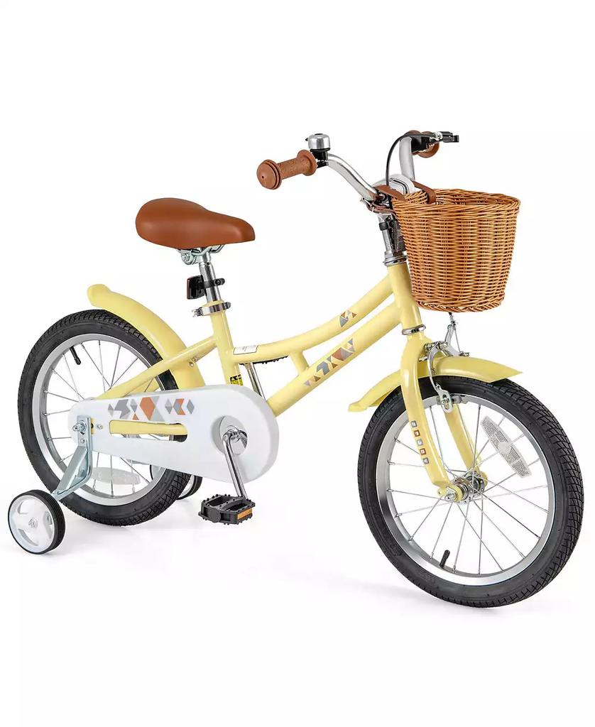 Slickblue 4–7 Year Old Kids Bicycle with Bell, Reflectors, and Adjustable Height Features