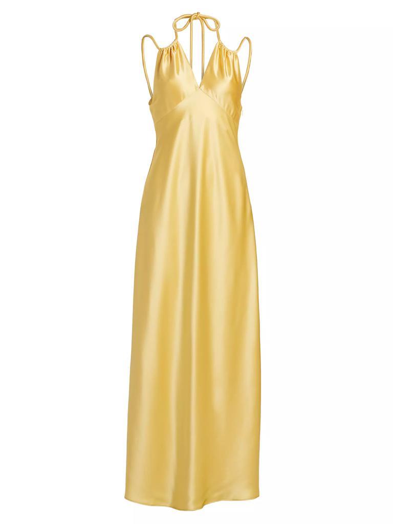 Acler Woodlake Satin Maxi Dress