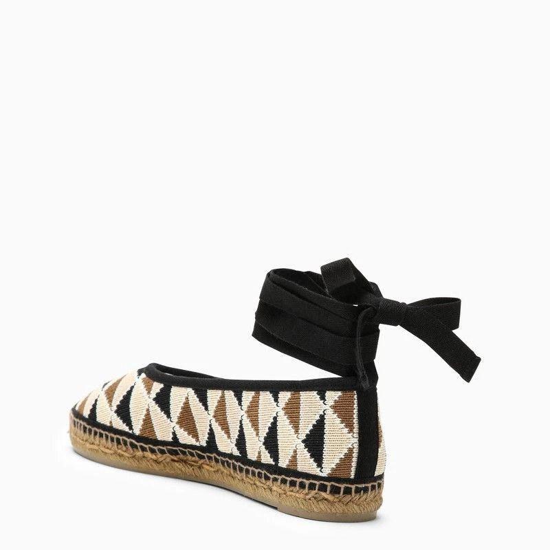CASTAÑER CARINA LOW ESPADRILLES IN MULTICOLOURED CROCHET 4