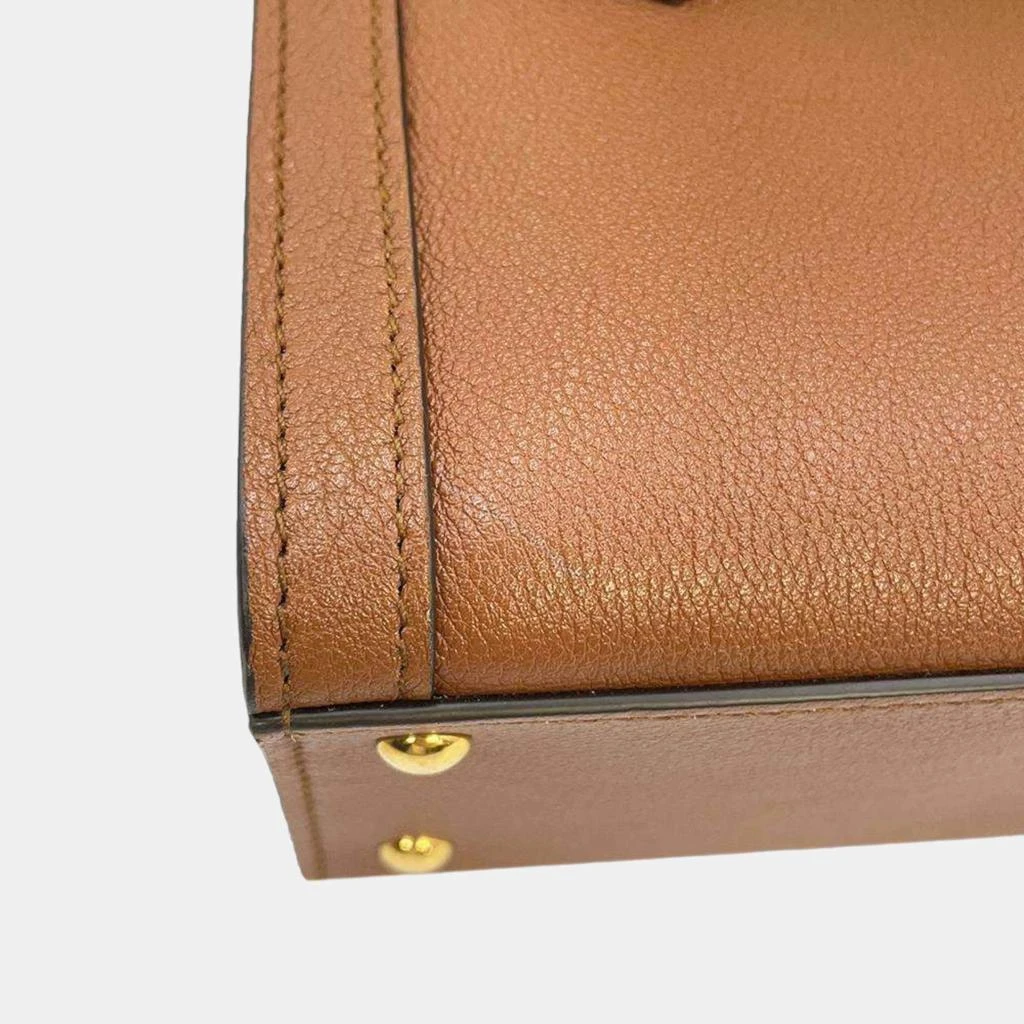 Gucci Gucci Brown Leather Mini Bamboo Diana Tote Bag 8