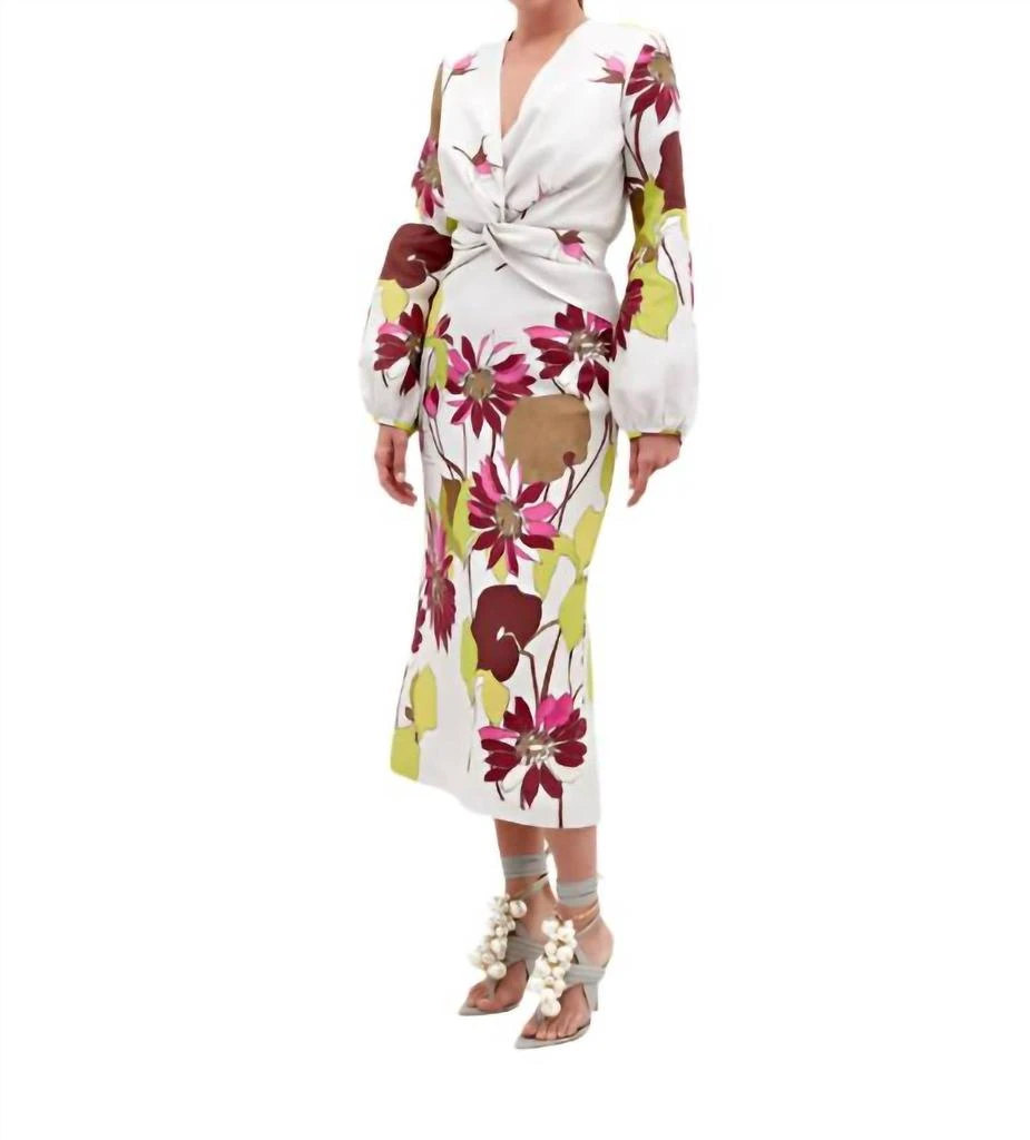 Silvia Tcherassi Silvia Tcherassi - Battia V-neck Midi Dress 1