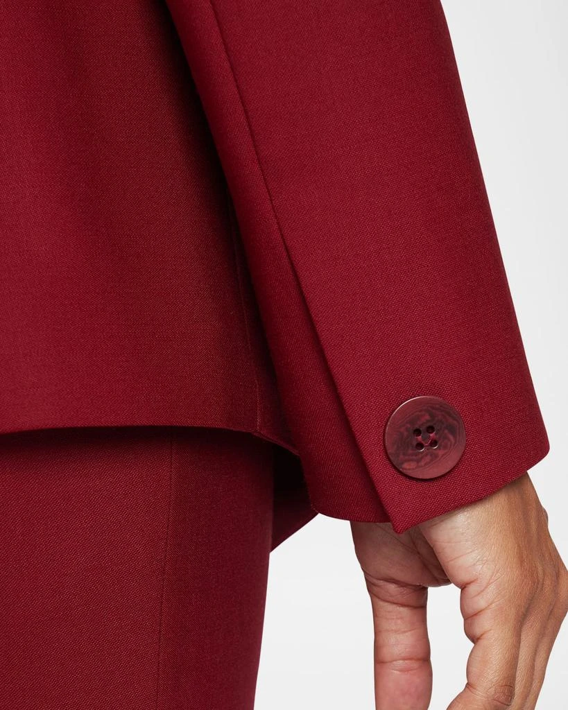 Santorelli Single-Button Asymmetric Blazer 5