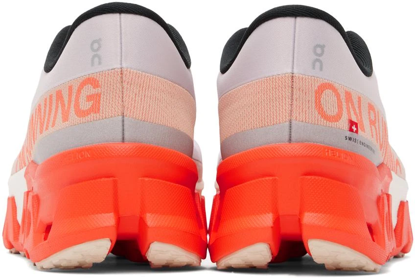 On Purple & Orange Cloudmonster Hyper Sneakers 2