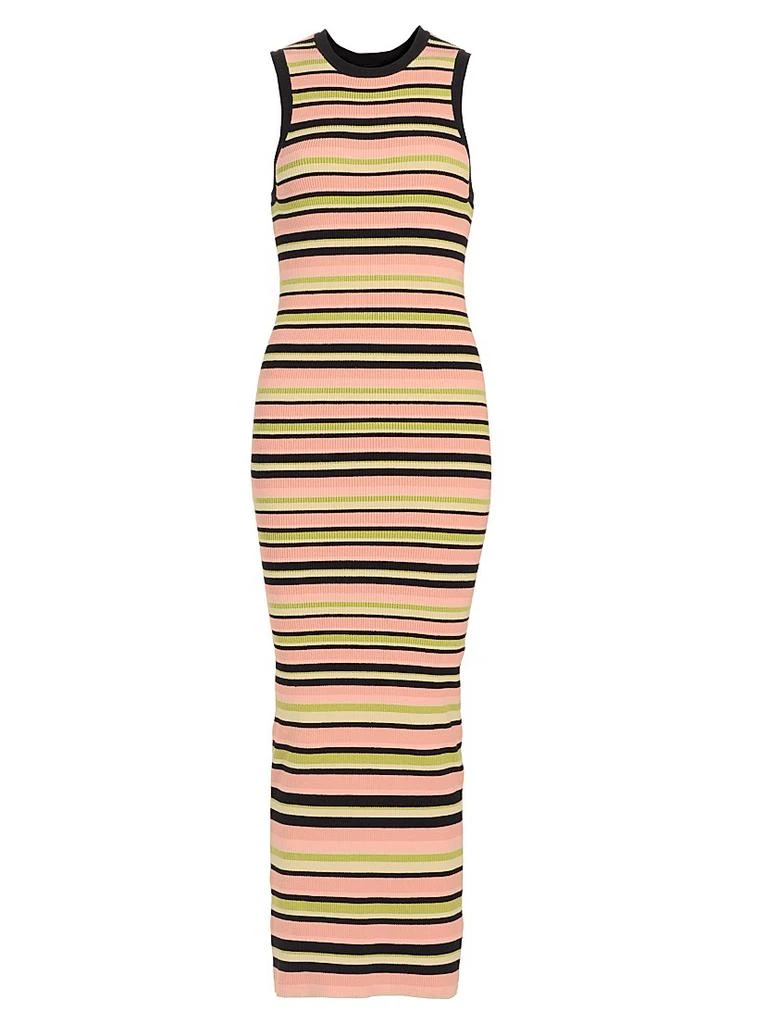 ATM Anthony Thomas Melillo Striped Knit Maxi Dress 1
