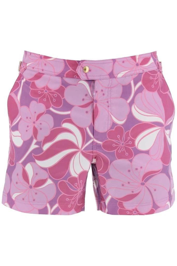 Tom Ford Tom Ford Psychedelic Floral Print Swim Shorts 1
