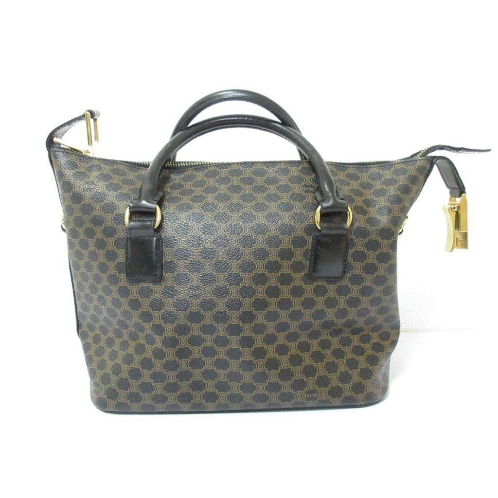 Celine Macadam  Leather Pvc Handbag (Pre-Owned)
