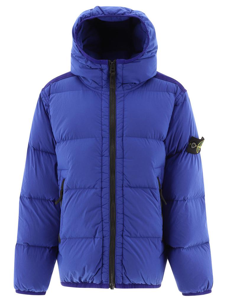 ストーンアイランドジュニア　コンパスパッチ　パデッドジャケット　12Y Stone Island Junior Long Sleeved Compass Patch Jacket – On