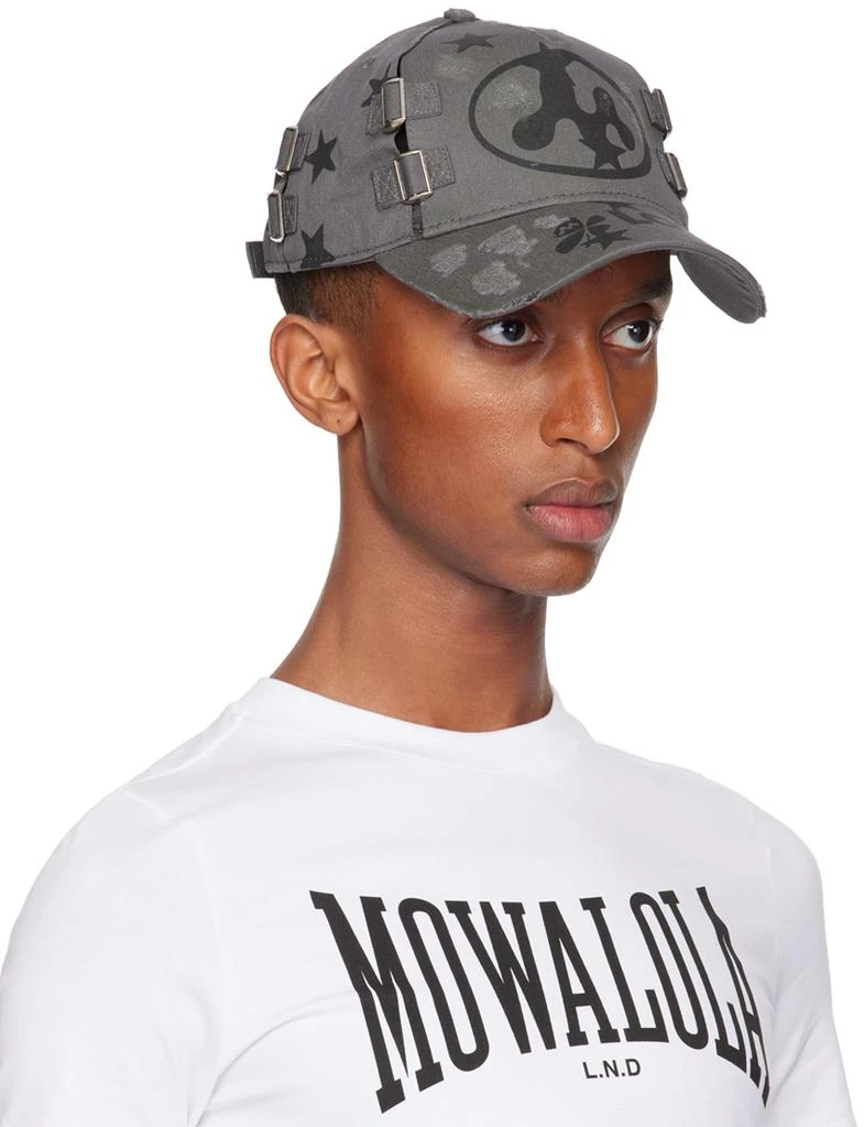 Mowalola Gray 'Lotta' Cap 2