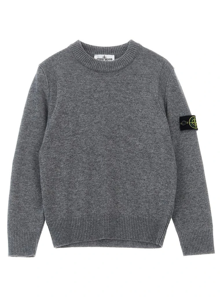 Stone Island Junior Stone Island Junior Logo Patch Knitted Jumper 1