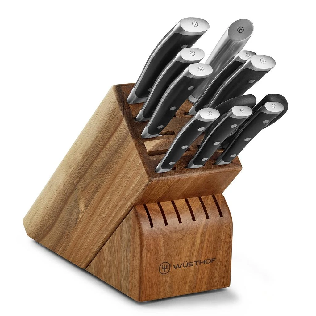 Wusthof Classic Ikon Classic Ikon 11 Piece  Block Set, Acacia 1