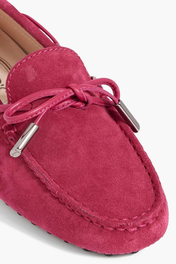 Tod's Heaven Laccetto suede loafers 4