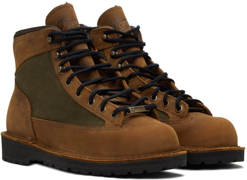 Danner Tan & Green Ridge Boots 4