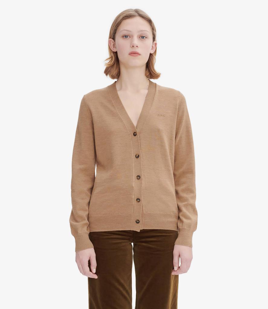A.P.C. Salomé Logo cardigan