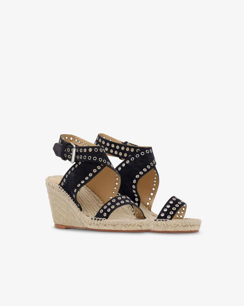 Isabel Marant ISABEL MARANT, IRIANE LEATHER ESPADRILLES - Women - Black - 39 1