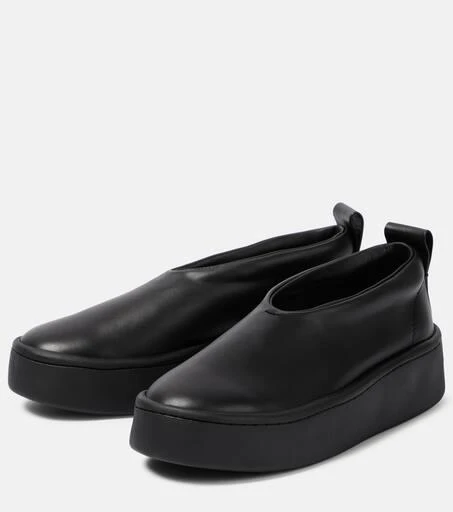 Jil Sander Leather slip-on sneakers 5