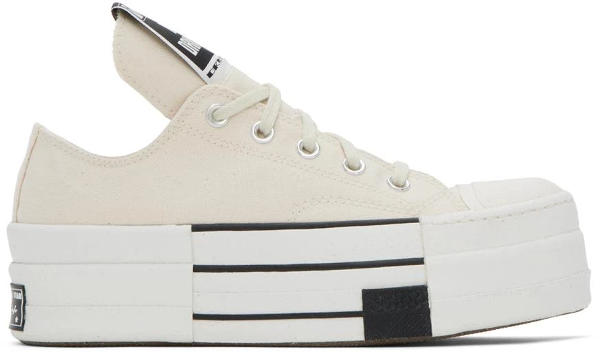 Rick Owens DRKSHDW Beige Converse Edition Drkstar Ox Low Top Sneakers 1